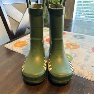 Dino rain boots